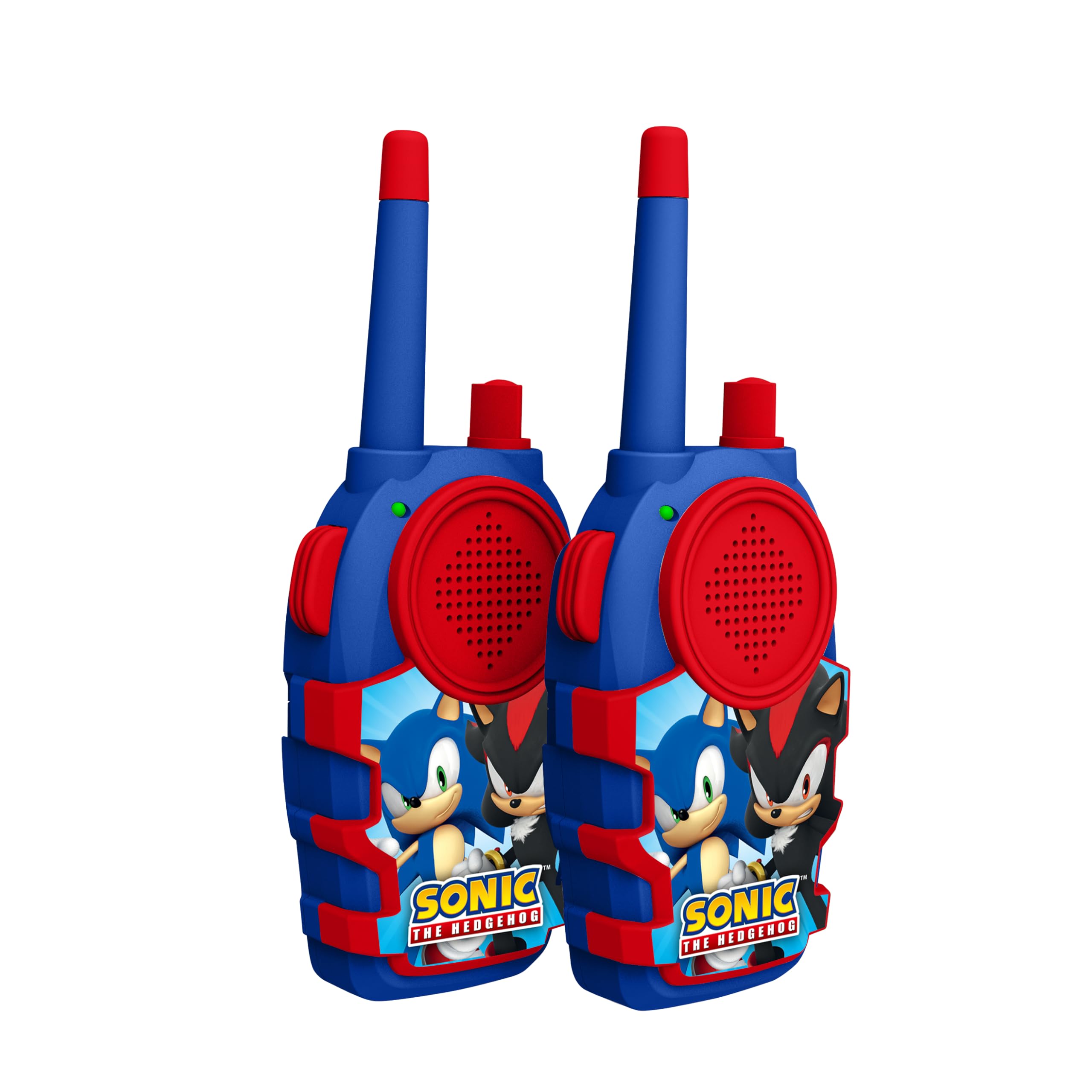 OTL Technologies Sonic the Hedgehog Walkie Talkie Set, 150m Range, Push-to-Talk, Static Free, Blue, blue and red - Image 4