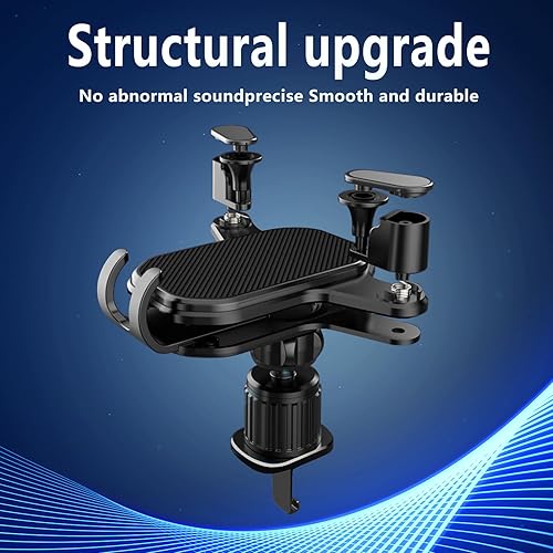 Miniatura 3 de Slykew 1 soporte de teléfono para automóvil, retenedor de teléfono celular con salida de aire, estante de navegación ajustable de 360 grados,