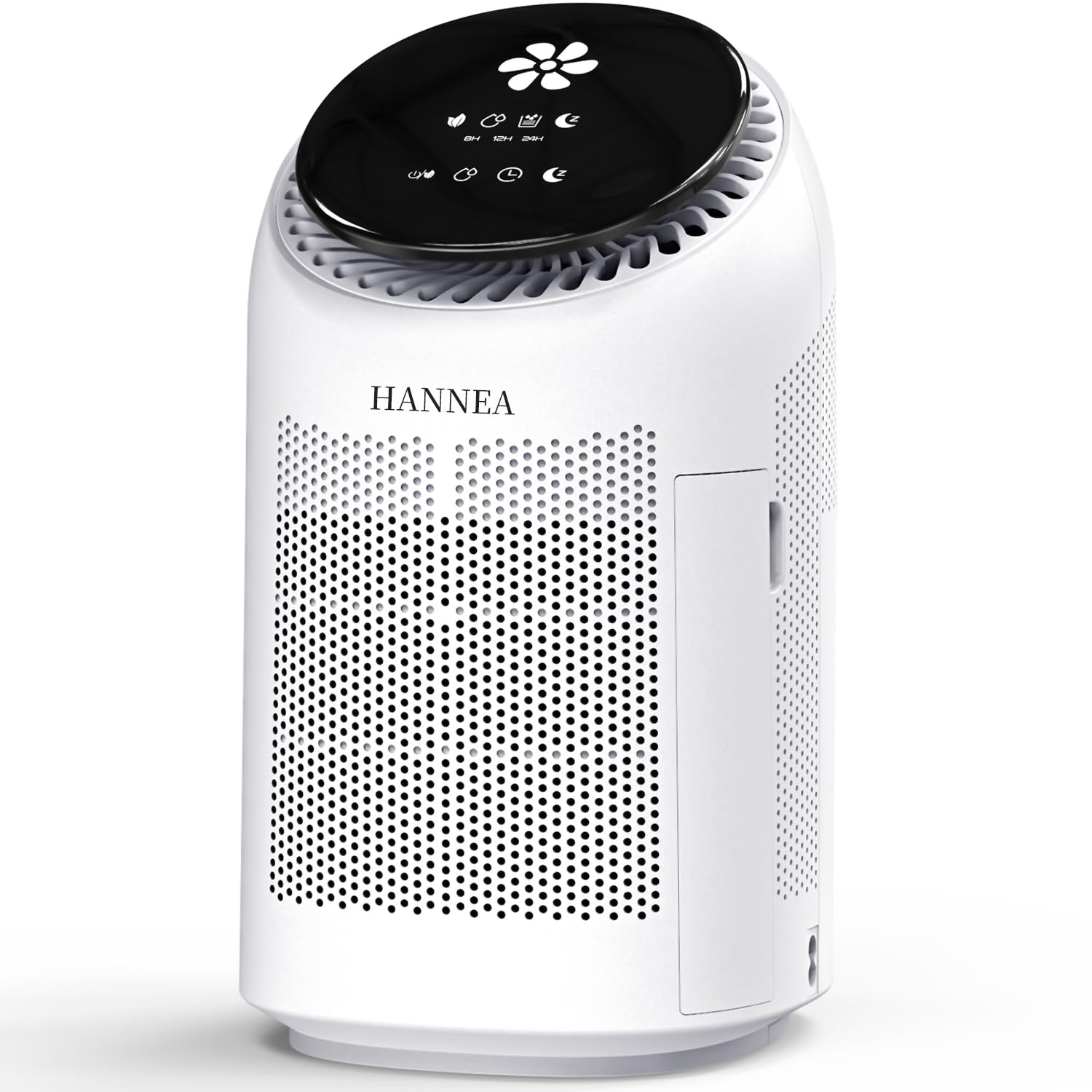 HANNEA® 2-in-1 Dehumidifier & Air Purifier, Dehumidifier for Home (269 Sq. Ft), 1L/Day | 700ML Tank | H12 HEPA Filter | 120 m³/H CADR | 3 Timers | Auto Shutoff | Sleep Mode | Defrost | with Drain Hose-image-40