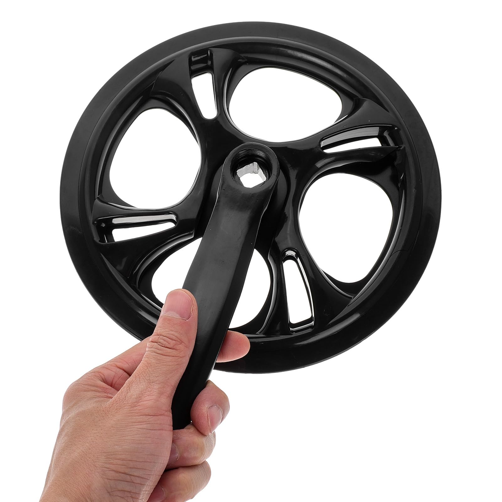 Guarnitura Set in Bicicletta Nero Bici Single per Ferro semplicità da Città Avventure All'aperto e Spostamenti Quotidiani