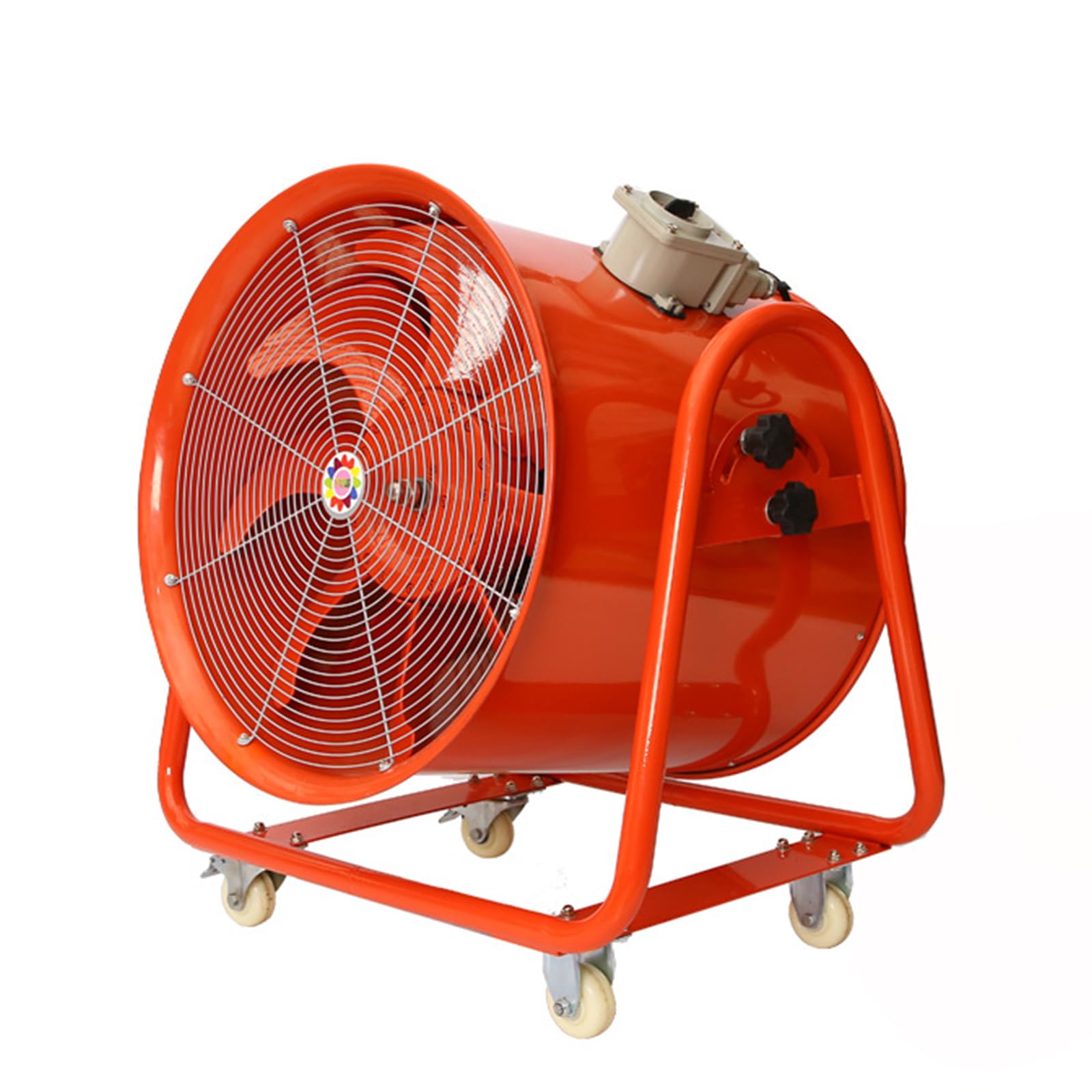 Bauventilator 18 Zoll Ø460mm - Baugebläse 1100W 9000m³/min Baulüfter Gebläse 2800r/min Axiallüfter Axialgebläse 73dB Bautrockner Baulüfter