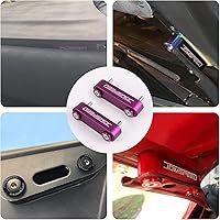 Vista 6 de JDMSPEED Anodizado Púrpura JDMSPEED Desplazador de Capot, Elevador de Capot, 3/4" Reemplazo Para Honda Civic CRX Del Sol Acura Integra