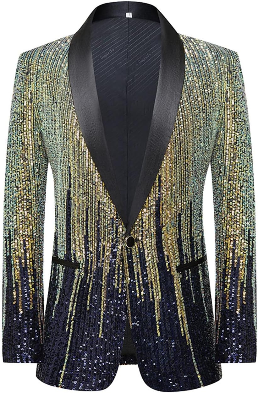 Sequin Jacket, Style Tailcoat, Party Tuxedo, Wedding Host Blazer coat