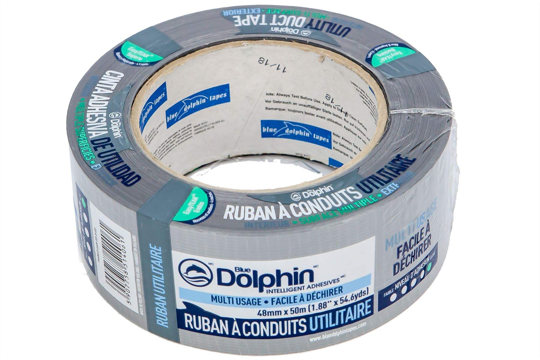 Multi Purpose Cloth Tape - Utility Grade (Silver) 48mm x10m 12pcs