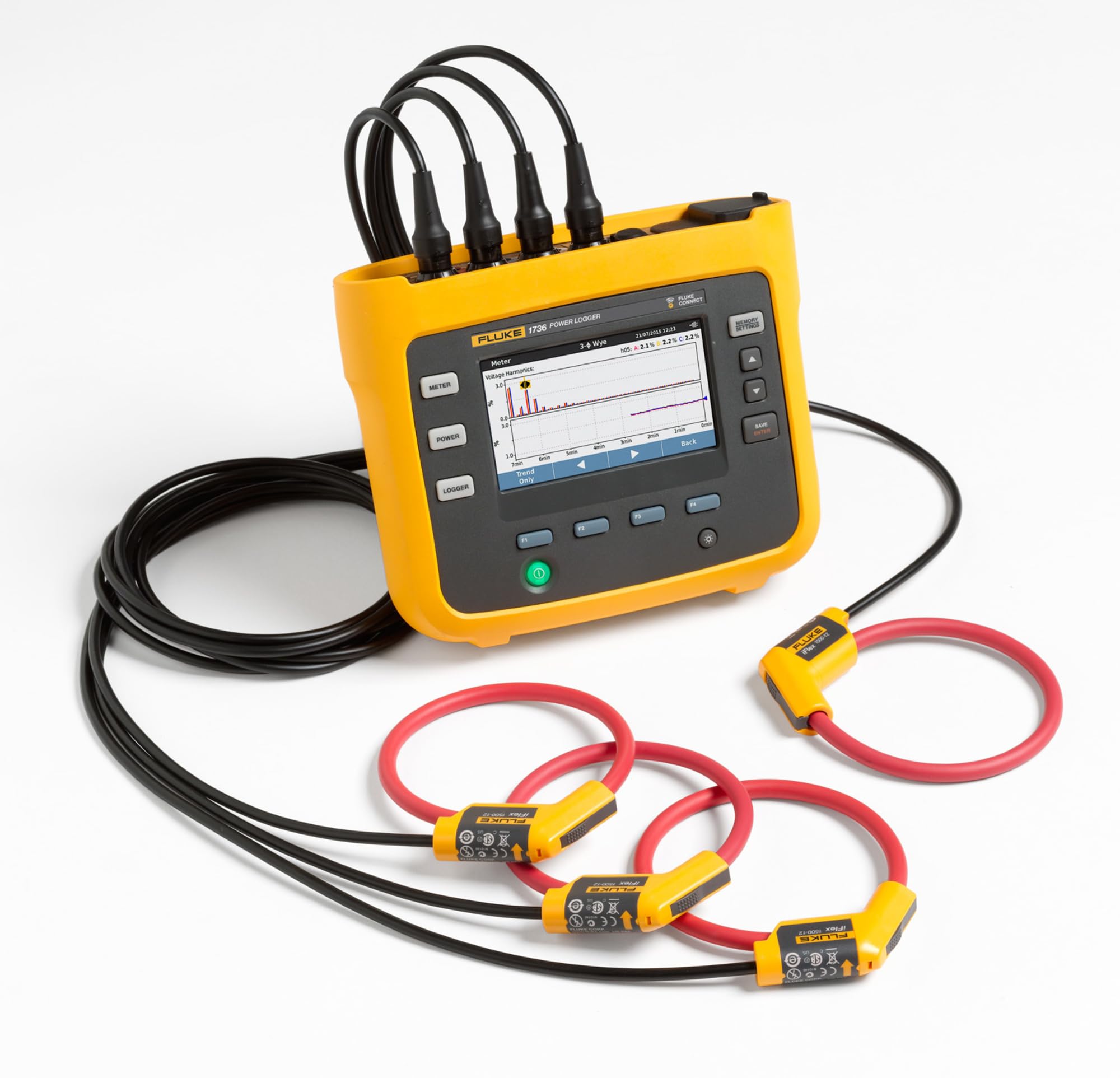 Fluke I17XX-FLEX1500/4PK iFlexi Current Clamp, 12 in