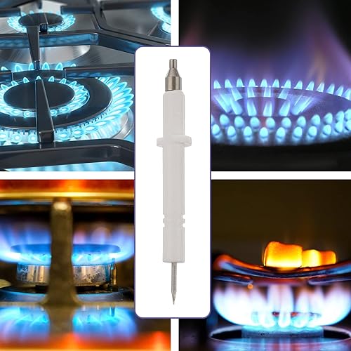 Miniatura 8 de 30 piezas de sensor de aguja, quemador de estufa de gas, encendedor de horno de gas, piezas de estufa de gas, sensor de incendio, parrilla