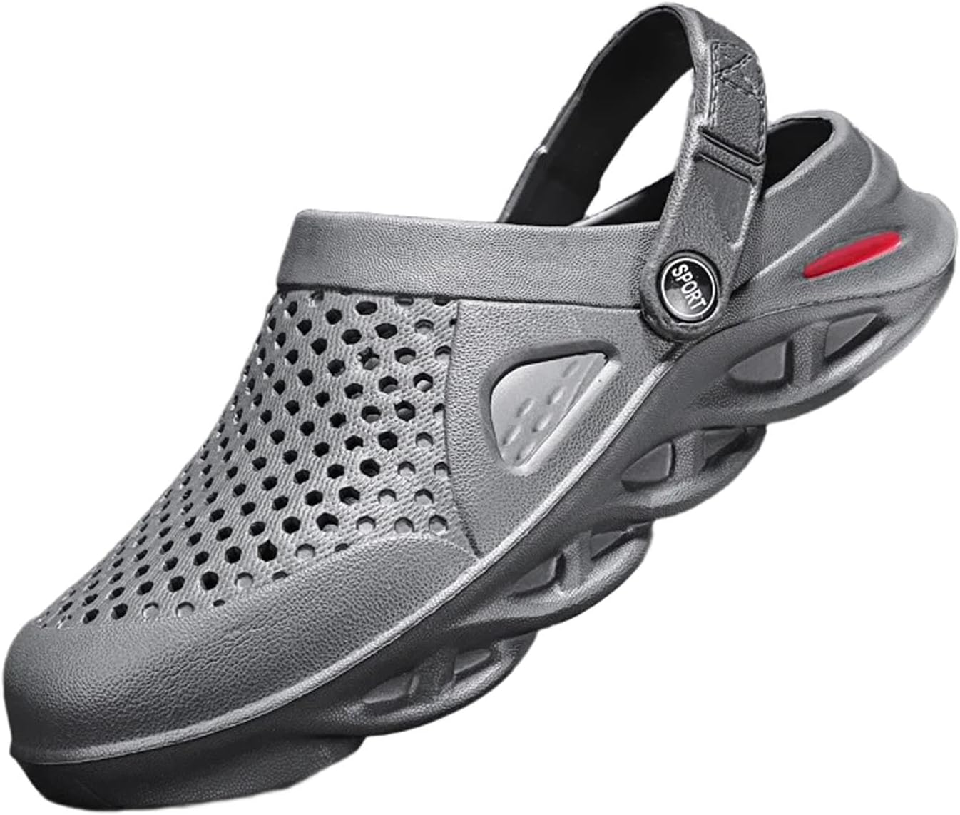 SECHRITE Clogs for Men Slip on Rubber Clogs Summer Water Shoes Gardening Shoes