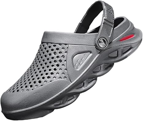 SECHRITE Clogs for Men Slip on Rubber Clogs Summer Water Shoes Gardening Shoes