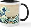 CafePress Hokusai La Gran Ola de Kanagawa Tazas 11 oz (325 ml) Taza de Cerámica para Café 1