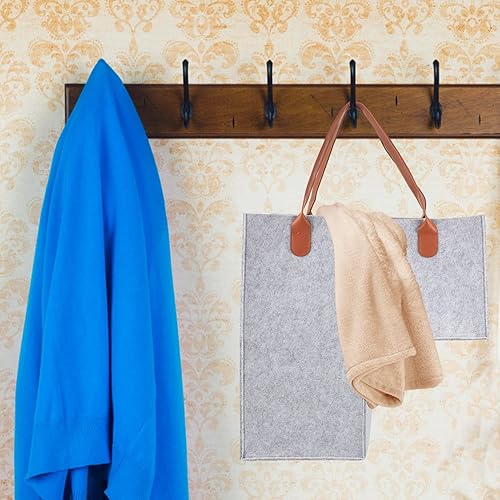 Miniatura 6 de Cesta plegable para escaleras con asas, cestas de almacenamiento para escaleras de lavandería, cestas para escaleras de alfombra y de madera,