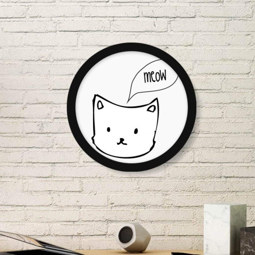 Cadre photo de peintures animaux avec protection ronde pour stickers