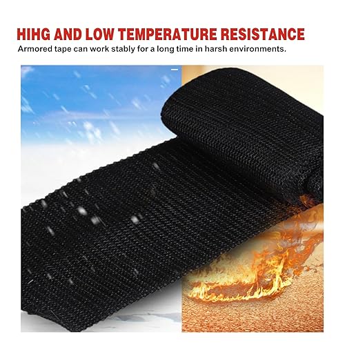 Miniatura 4 de Kit de reparación de fibra de vidrio para tubo de escape automotriz, envoltura de reparación 4" X 15 pies (1 rollo)