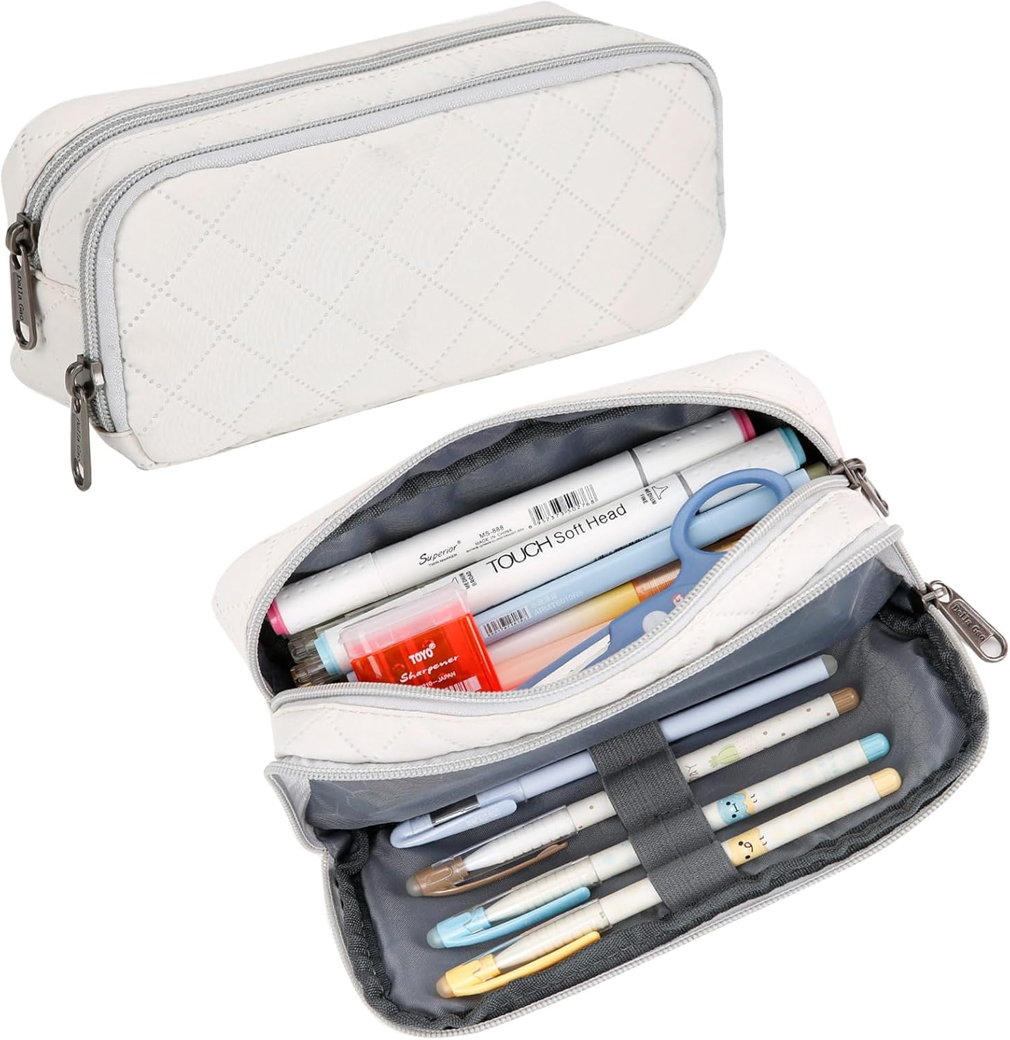 Della Gao Big Capacity Pencil Case Multifunctional Kuwait Ubuy