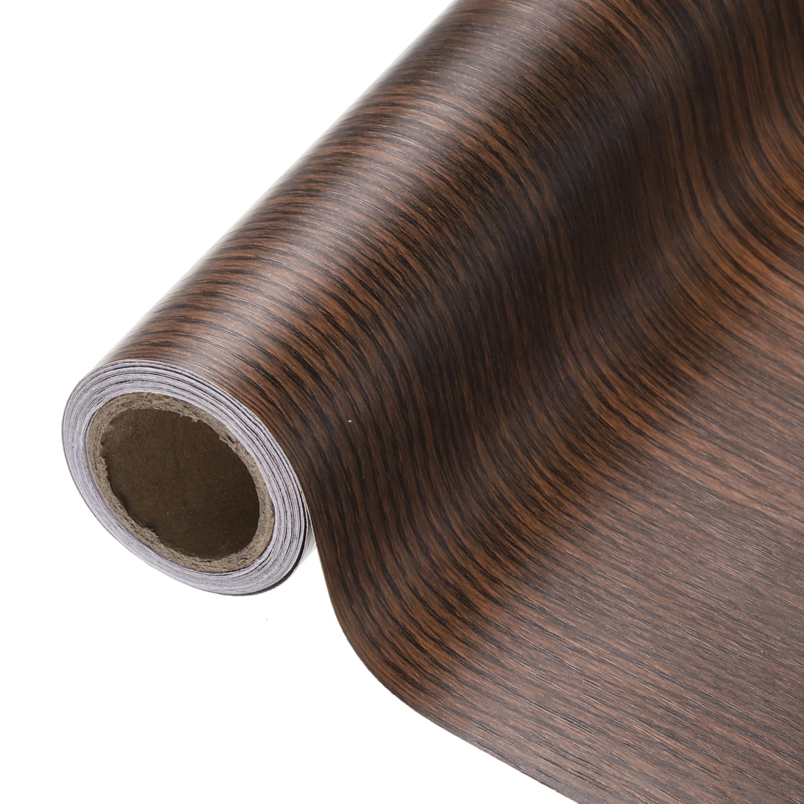 uxcell Wood Grain Contact Paper 23.6"x197" Self-Adhesive Wallpaper Waterproof Peel and Stick Countertops for Home Kitchen Countertop Cabinet Bathroom,