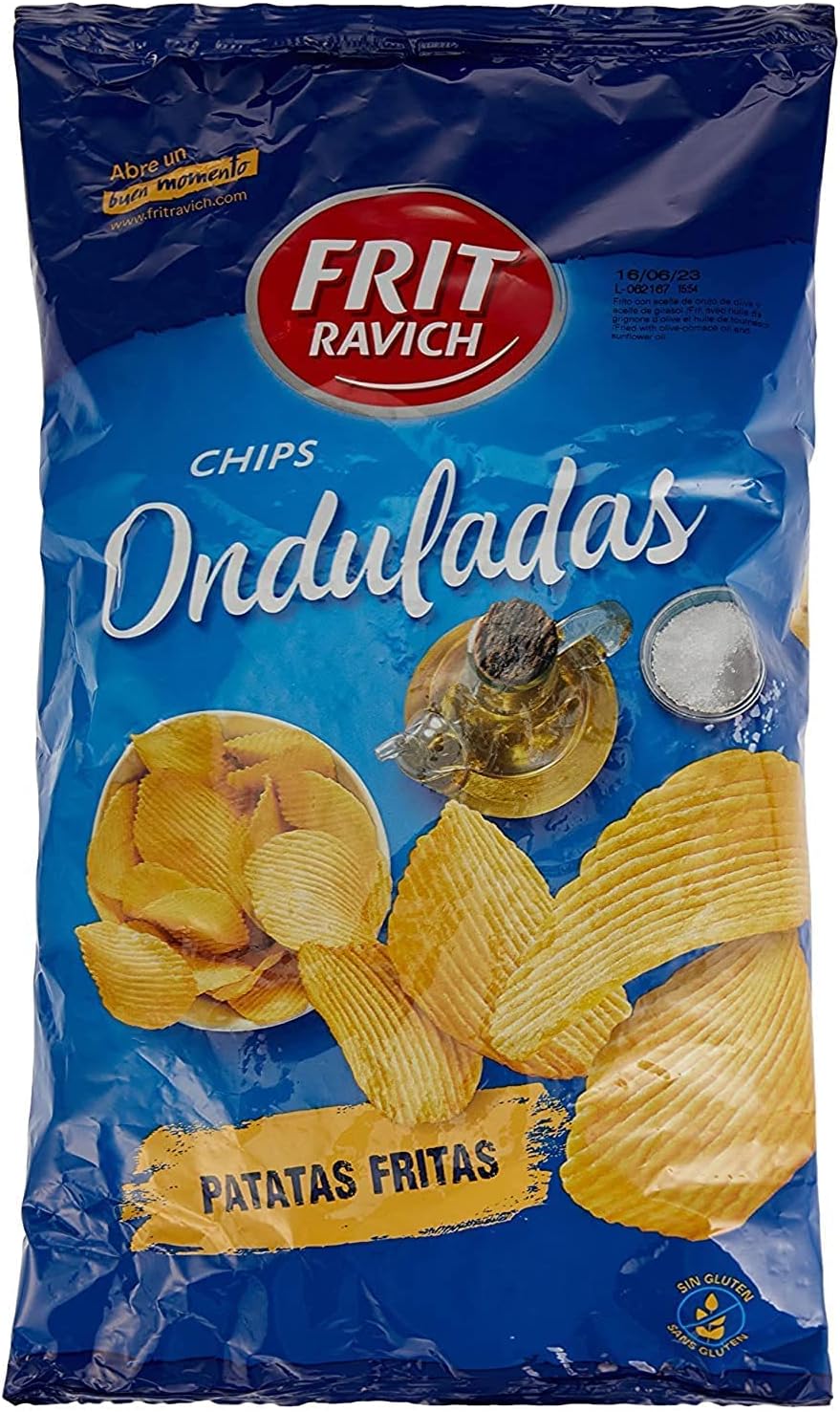 Frit Ravich Classic Wavy Potato Chips 160 g