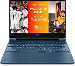 HP Victus Gaming Laptop, 12th Gen Intel Core i7-12650H, 4GB RTX 3050 GPU, 15.6-inch (39.6 cm), FHD, IPS, 144Hz, 16GB DDR4, 1TB SSD, Backlit KB, B&O, Dual Speakers (MSO, Blue, 2.29 kg), fa1402TX