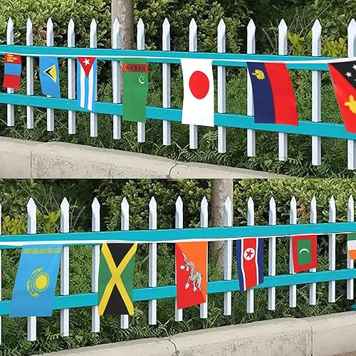 Miniatura 5 de Banderas de 50 países, bandera nacional de cadena internacional, bandera de países del mundo en cada continente, eventos deportivos de la Copa