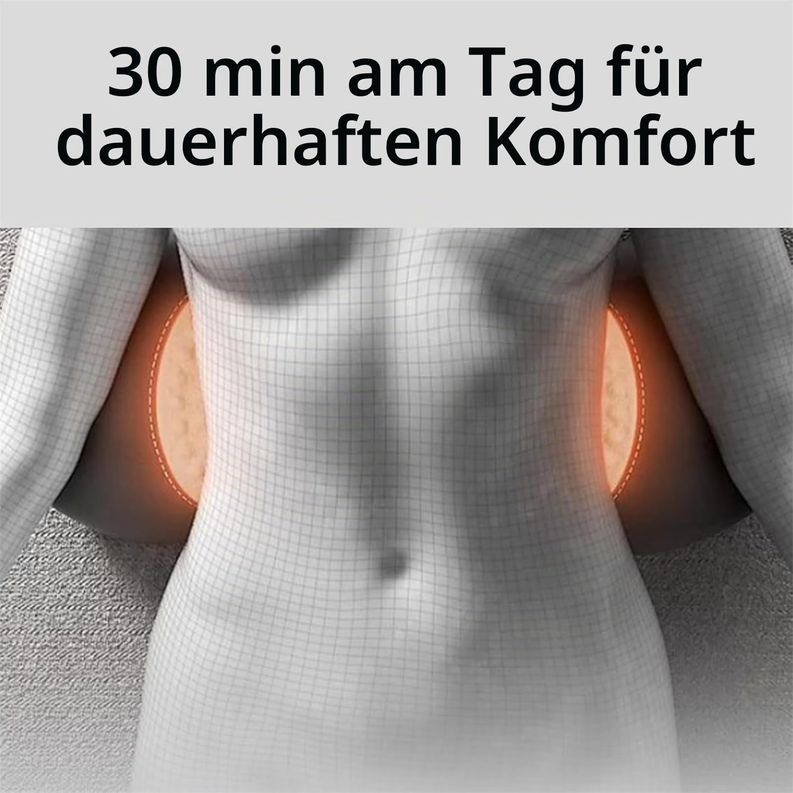 Triple Fusion Massagegerät, Tragbares 3-in-1-Rückenmassagekissen Für Nacken, Schultern Und Rücken, Wiederaufladbares Elektrisches Lordosenstützkissen, Mit Traktion