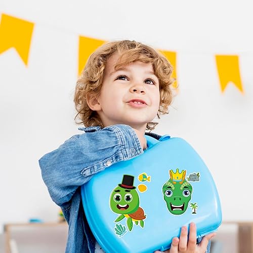 Miniatura 5 de 36 calcomanías para niños, haz tu propio animal con peces, dinosaurios, unicornio, animales de safari, manualidades, regalos de fiesta, bolsas de