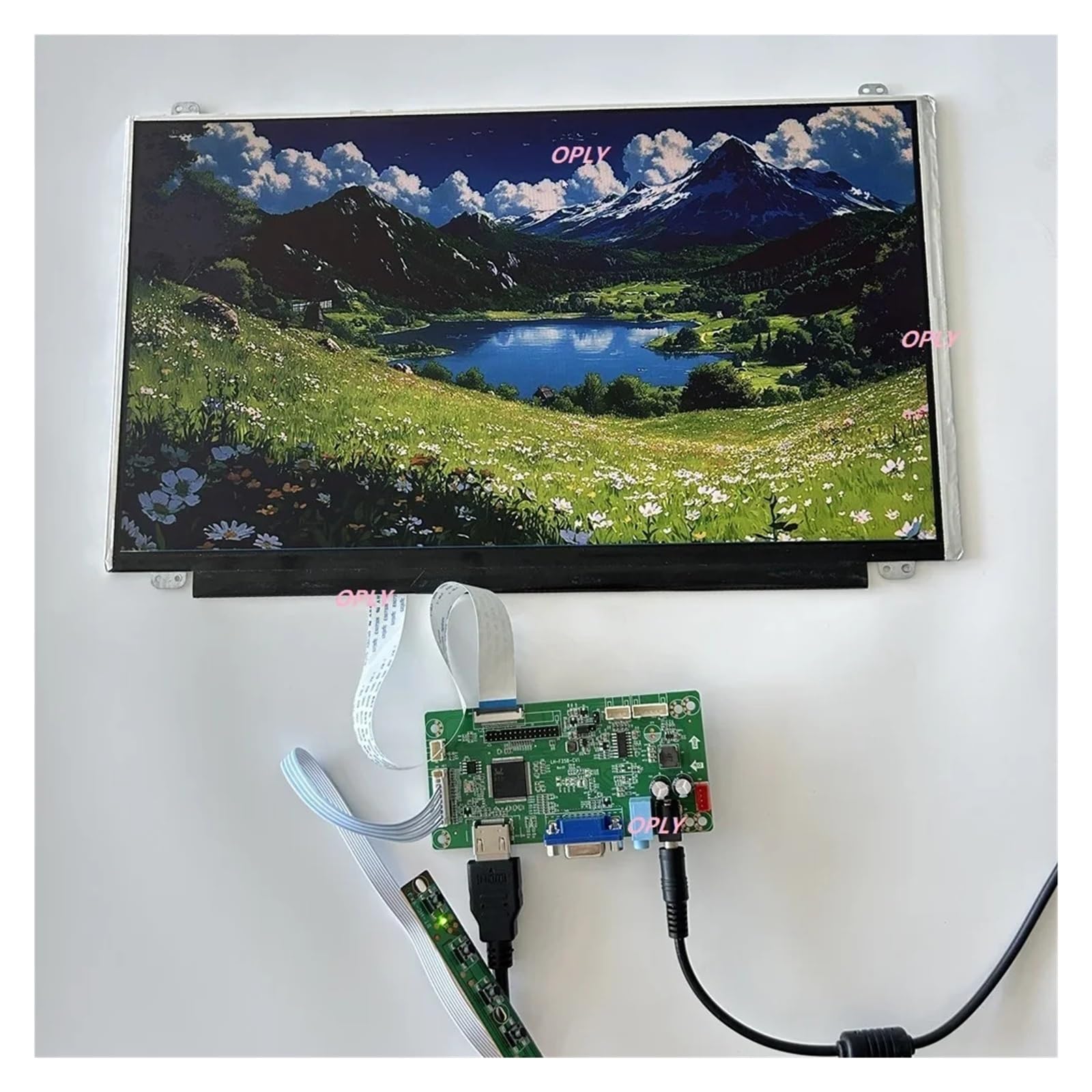 Kit For NT140WHM-N41 NT140WHM-N44 NT140WHM-N31 14 "1366×768 EDP Pannello LED Scheda Di Driver Del Controller Audio HDMI-Compatibile VGA(For NT140WHM-N31)