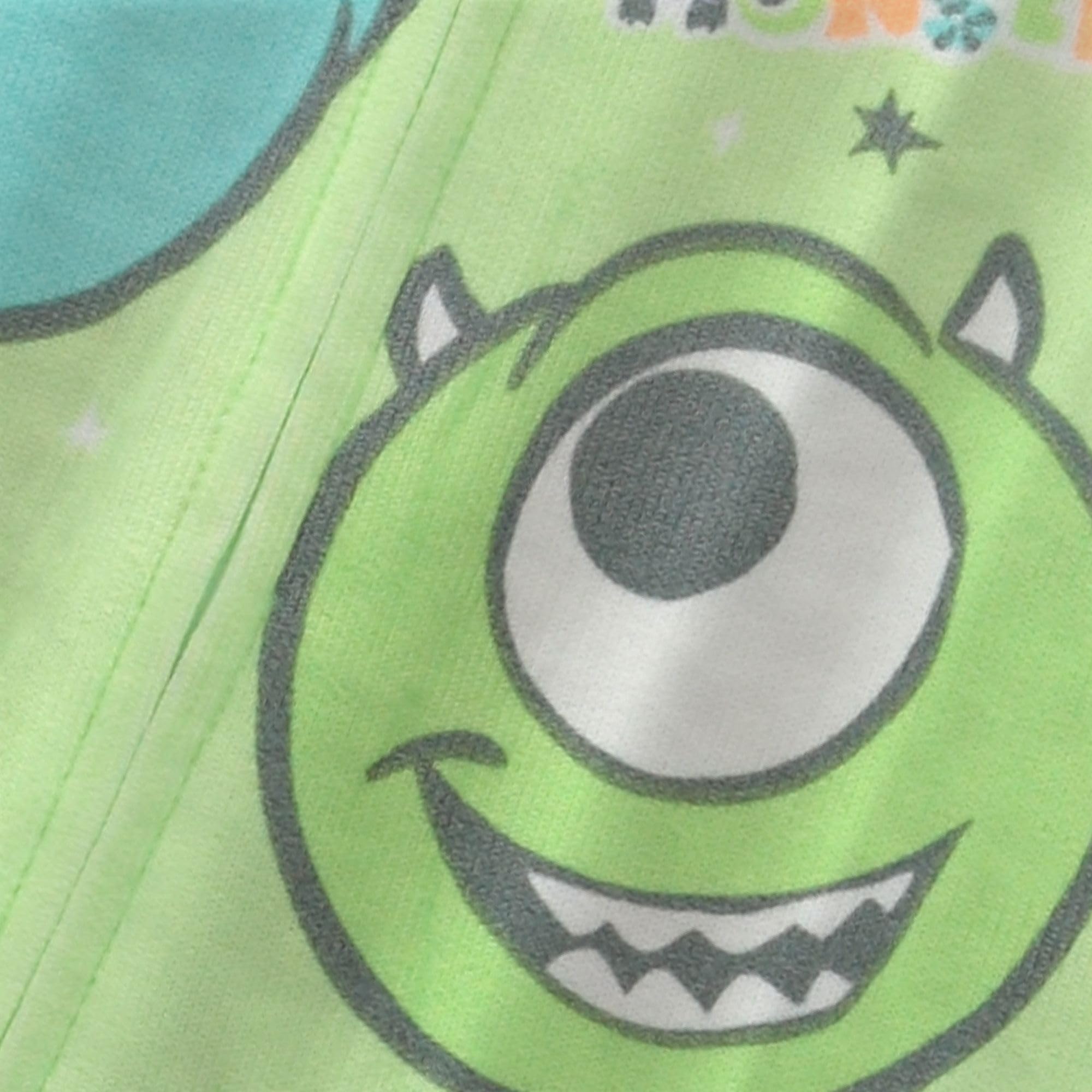 Disney - Pagliaccetti con chiusura per bambino, 2 cont, verde, manica lunga, Winnie The Pooh, Monsters Inc, Dumbo, Bambi, pigiama per bambine e neonati