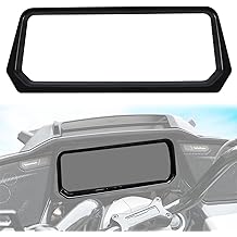 Stereo Accent Dashboard Inner Fairing Trim for Harley Road Glide 2024, Glossy Black Speedometer Gauge Bezel Trim Cover for Harley CVO Road Glide ST Road Glide 2024 Accessories