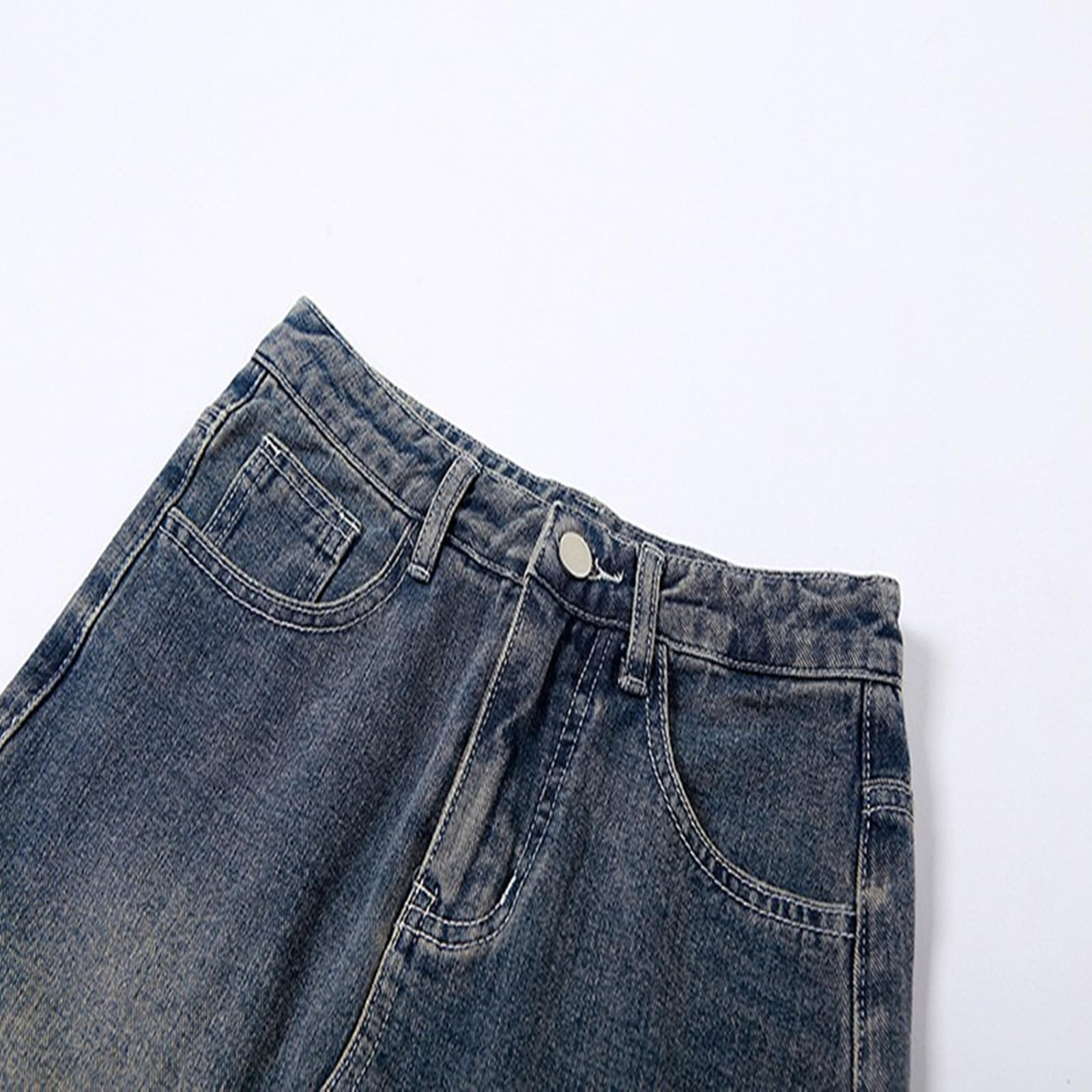 TEidea Rock Damen Mode, Eng Anliegender Unregelmäßiger Langer Jeansrock Für Frauen, Geeignet Für Die Arbeit Und Ausgehen