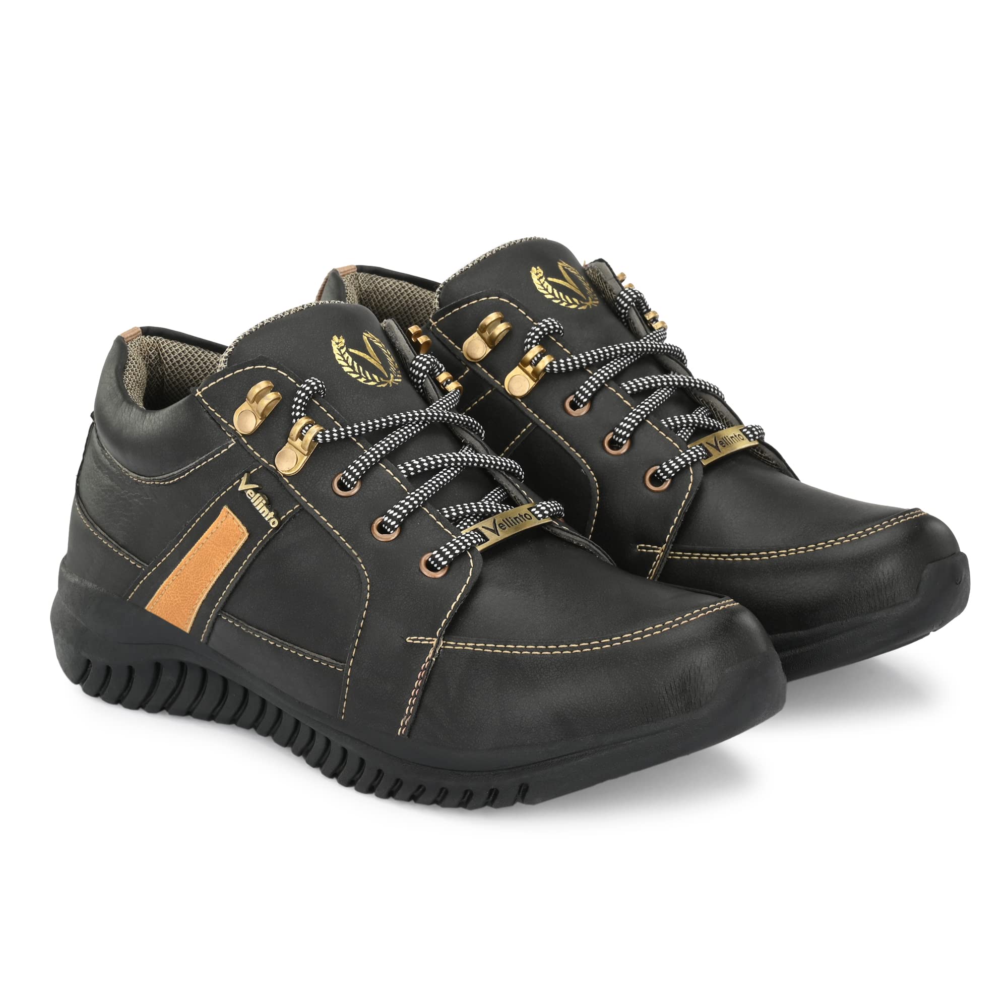 Vellinto Running Shoes for Men ll Casual Sneaker Shoes for Men ll Latest and Trendy Shoes for Men Black (B0B6FL3C5V) Amazon Price History, Amazon Price Tracker