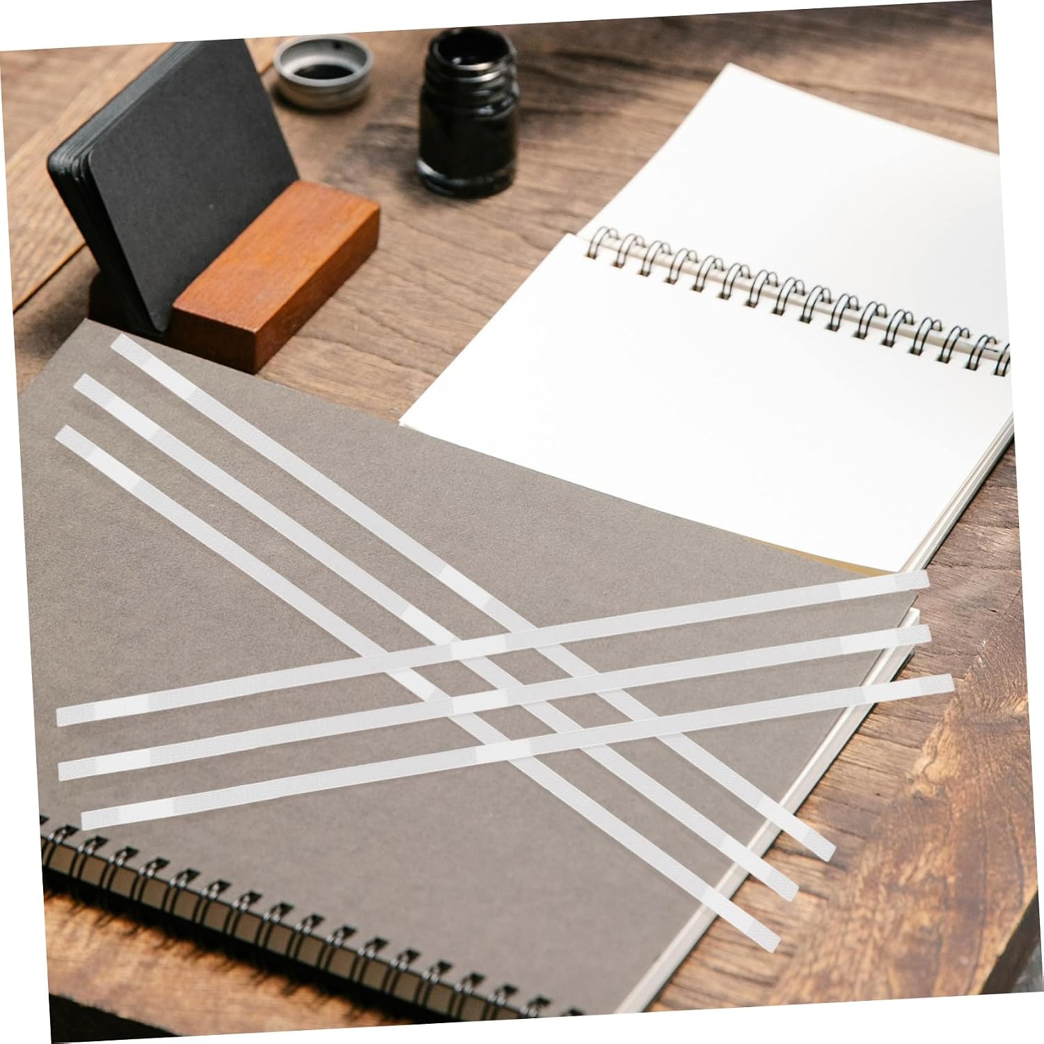Gadpiparty 50pcs Highly Versatile Book Binding Accessories Wide Hot Melt Glue Strips Quick Application Robust Bond for Documents and Magazines