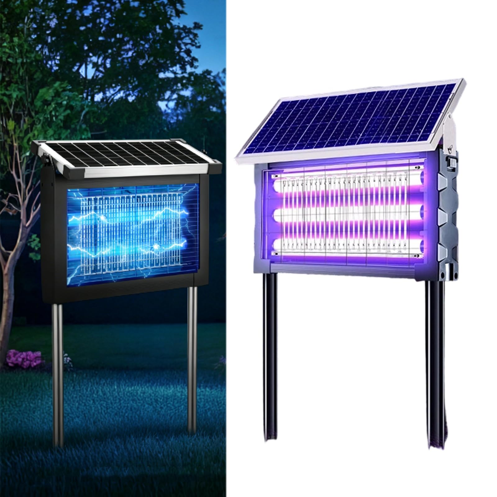 SolarZap Pro, 2026 New USB Rechargeable Solar Outdoor, Mosquito Killer Lantern Outdoor Indoor, IPX6waterproof, Hanging and Ground-mounted, Portable Insect Trap for Home,Yard, Camping (230W)