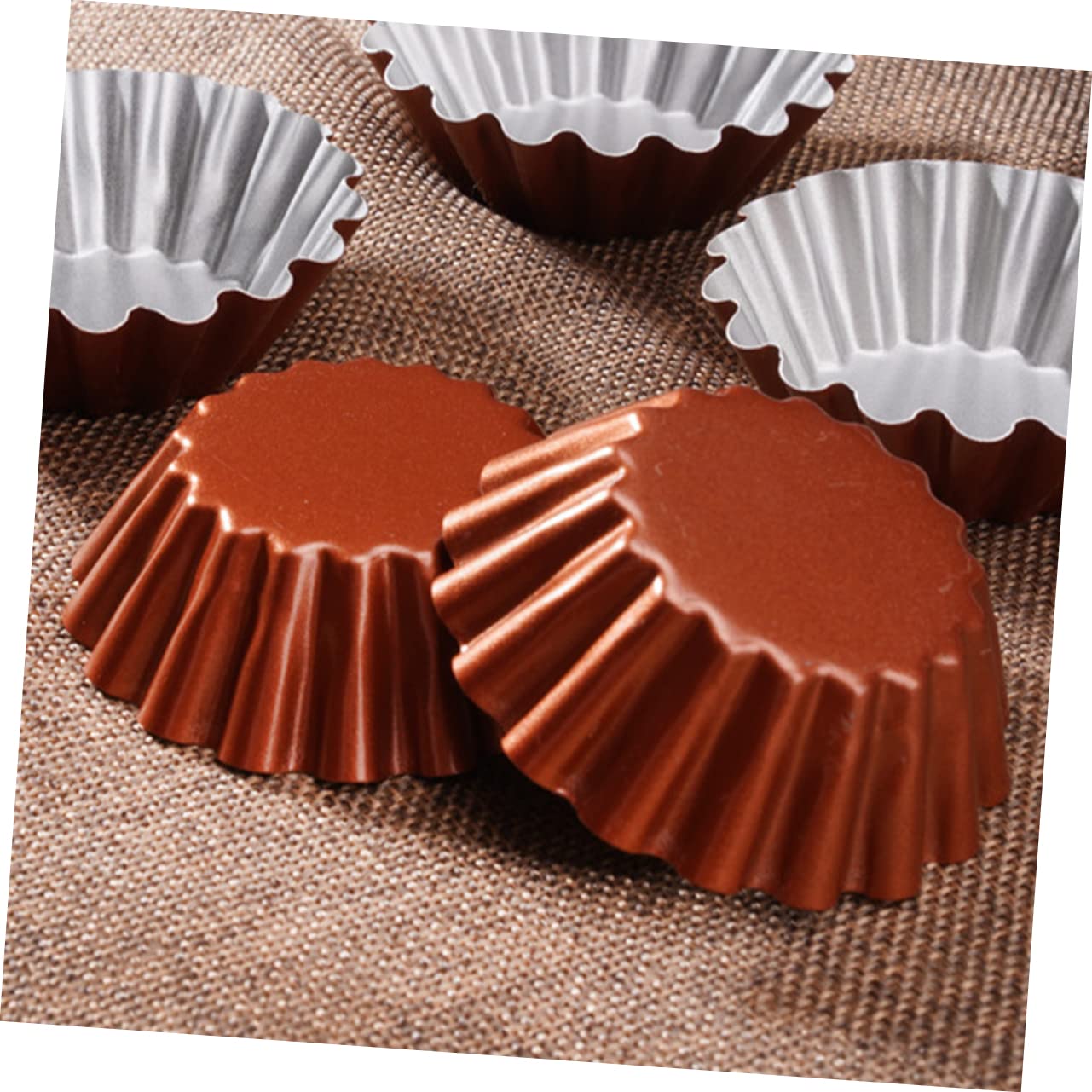 Cabilock Lot De 4 Moules À À Pudding Multifonctions Pour Muffins 6 Pièces X 4