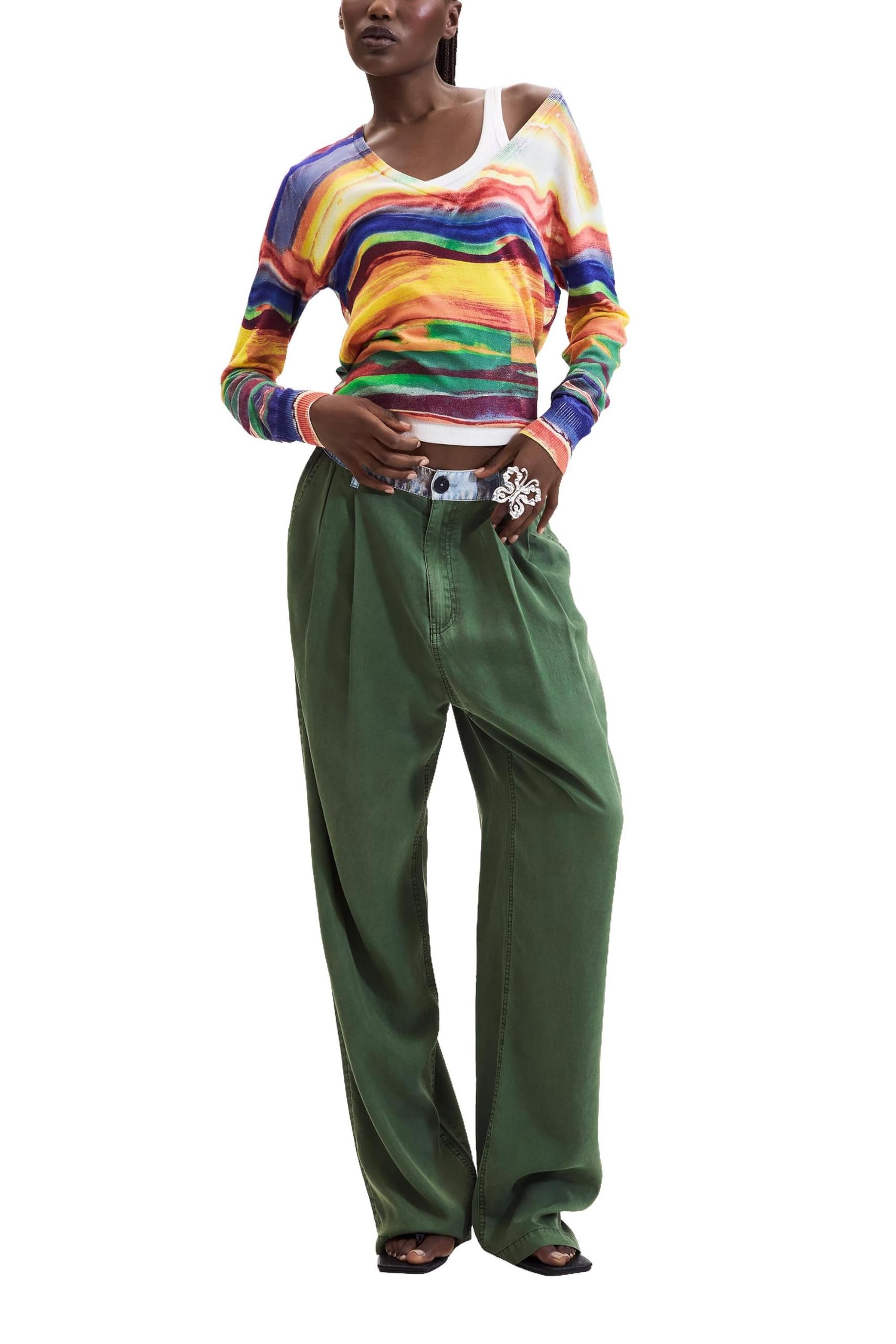 Desigual Bluza damska Jers_Terren (1 szt.)