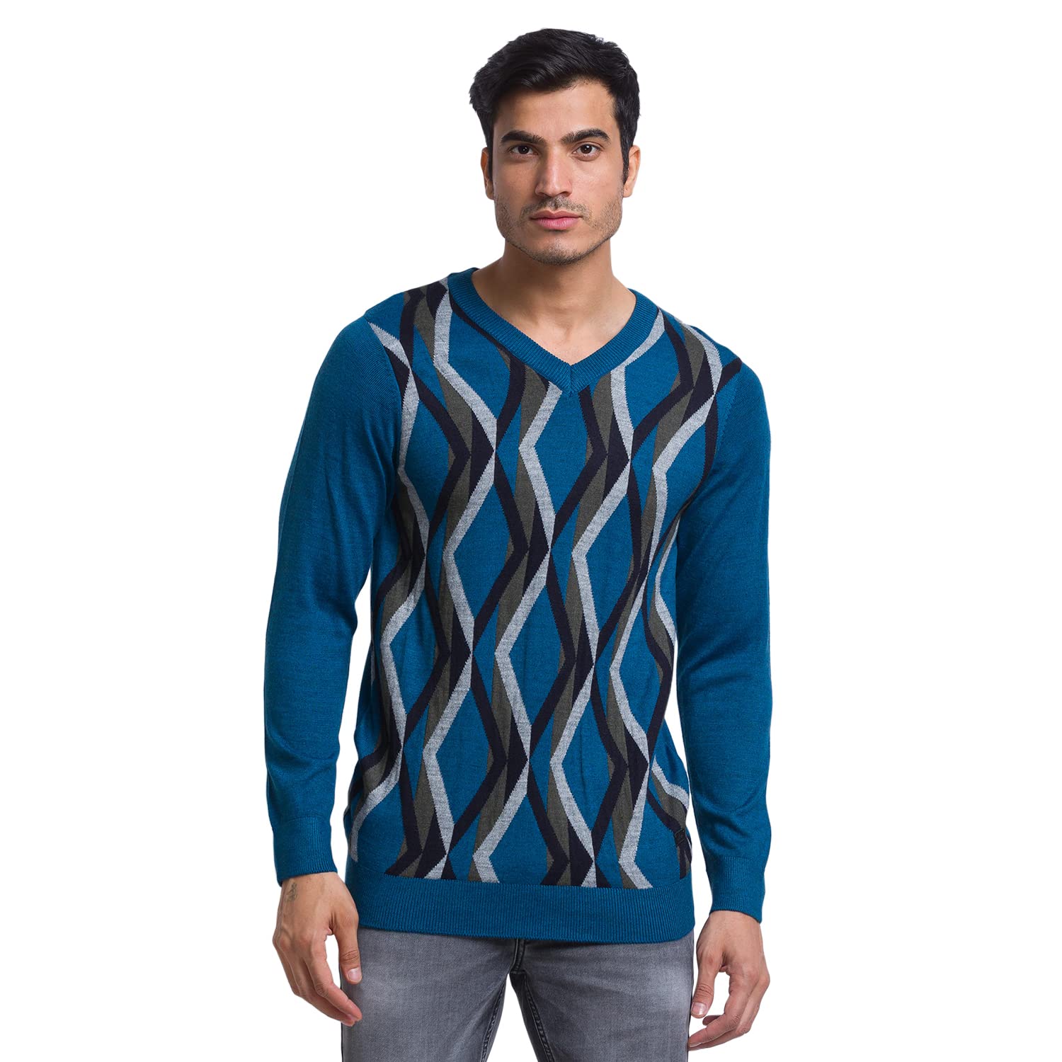 parx Dark Petrol Sweater (Size: 40)-XMWA01744-P7-picture-4