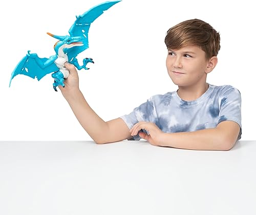 Miniatura 9 de Robo Alive Dino Action T-Rex de ZURU - Juguetes de dinosaurio, acción de mordida real, sonido realista de rugidos, juguete robótico interactivo para