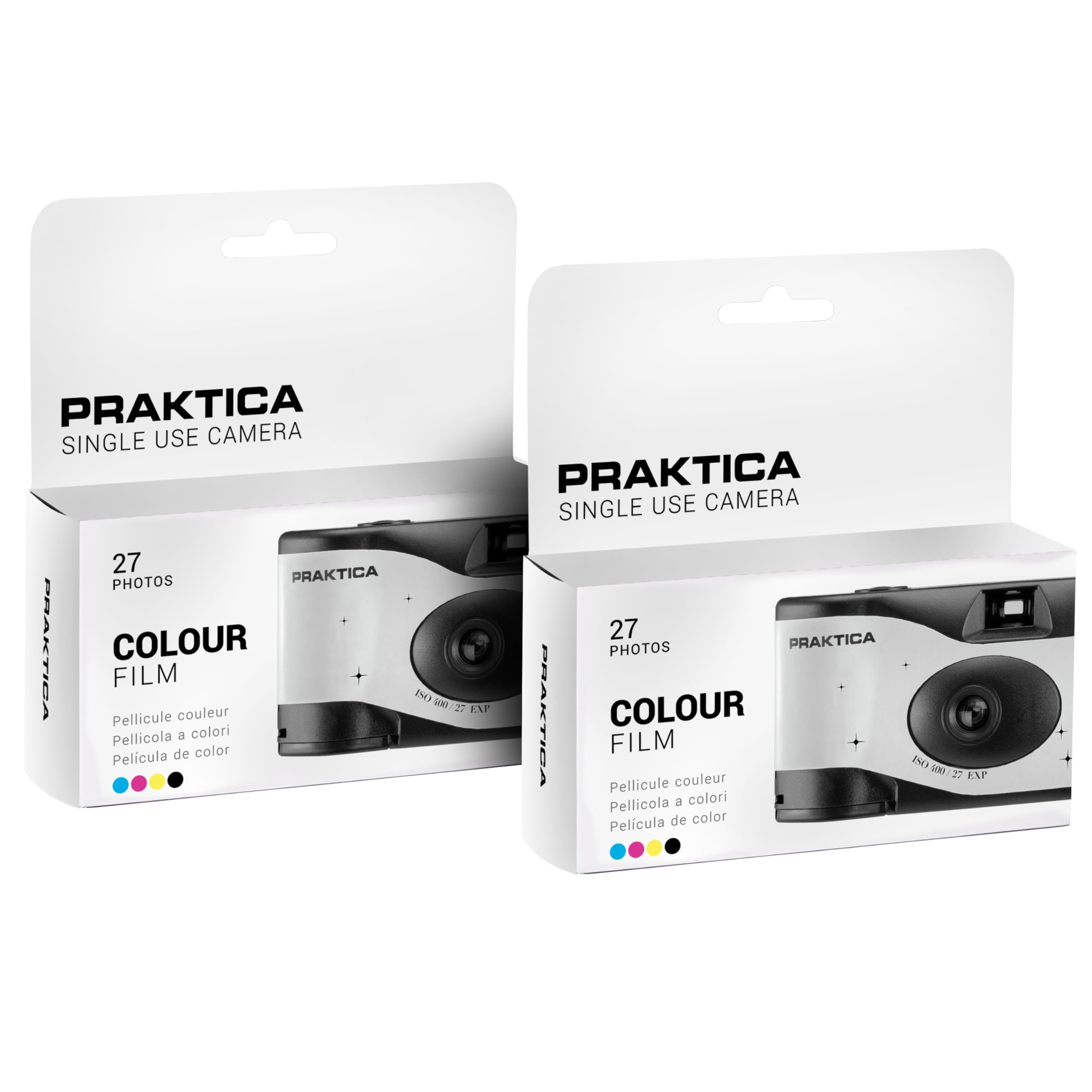 Praktica White Single Use Disposable Colour Film Camera With Flash - Wedding