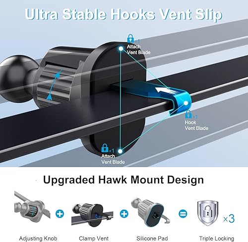 Miniatura 3 de Se adapta al soporte de teléfono MagSafe para automóvil  Soporte magnético mejorado para automóvil, clip de soporte para teléfono celular de