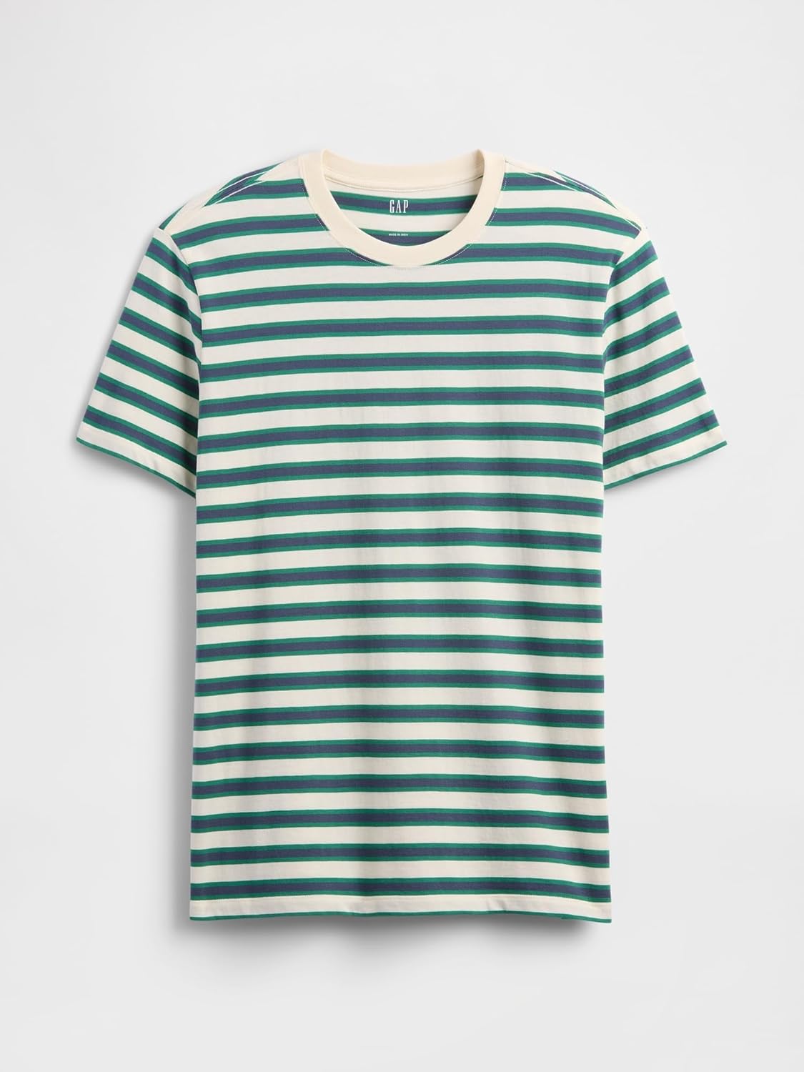 Gap Mens Everyday Soft Stripe Crewneck T-Shirt Tee - Image 5