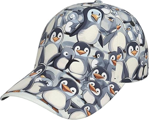 Gorra de béisbol con patrón de medusas para hombres y mujeres con correa ajustable para la cabeza, sombreros de pico plano