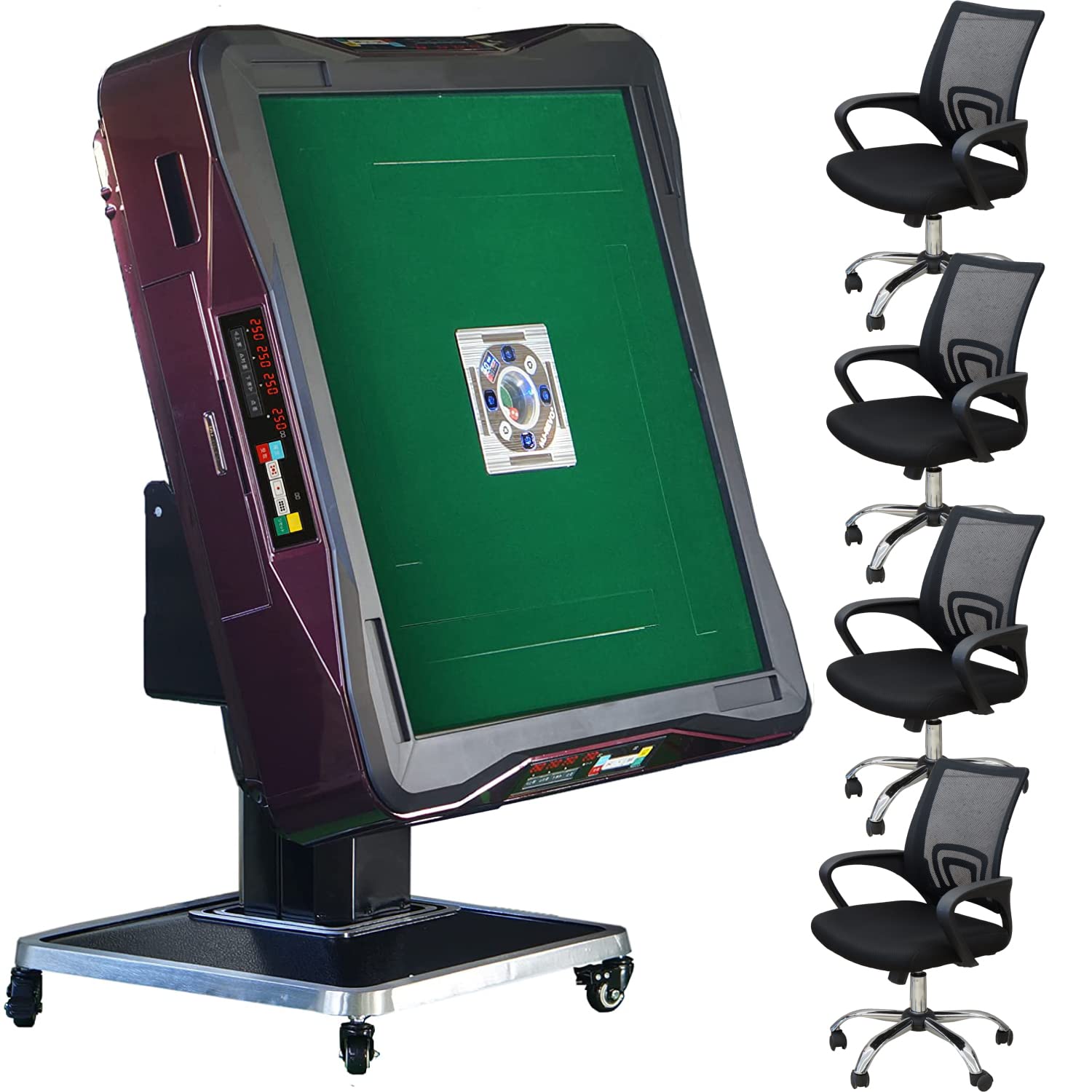 麻雀卓、麻雀椅子セット 楽天市場】マージャン用折りたたみイス【4脚セット】送料無料 麻雀