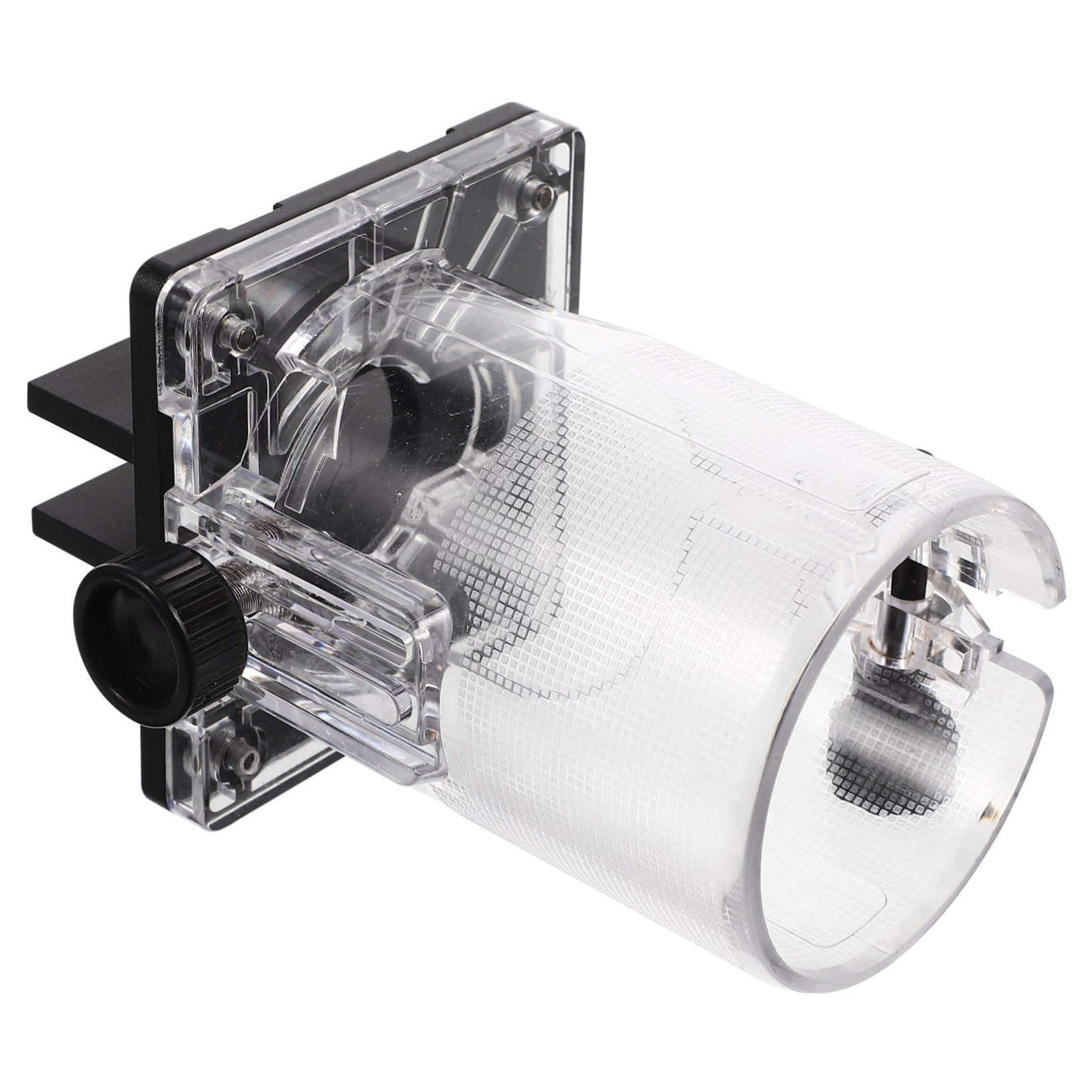 Fresadora Ranuradora para Carpintería de Aleación de Aluminio Negro