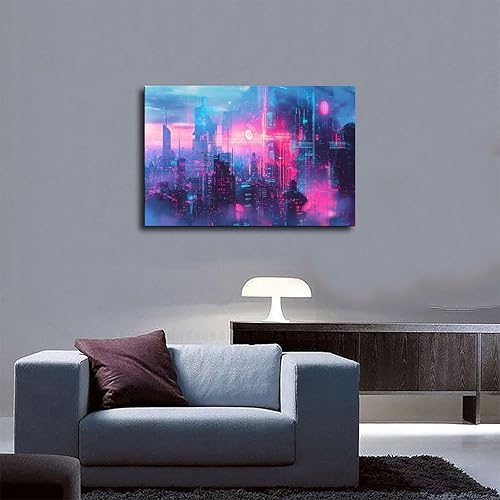 Miniatura 5 de Subculture Wall Art  Vaporwave Synthwave Poster  Retro Futuristic Abstract Print  Trendy Urban Aesthetic Decor Canvas Art Poster And Wall Art