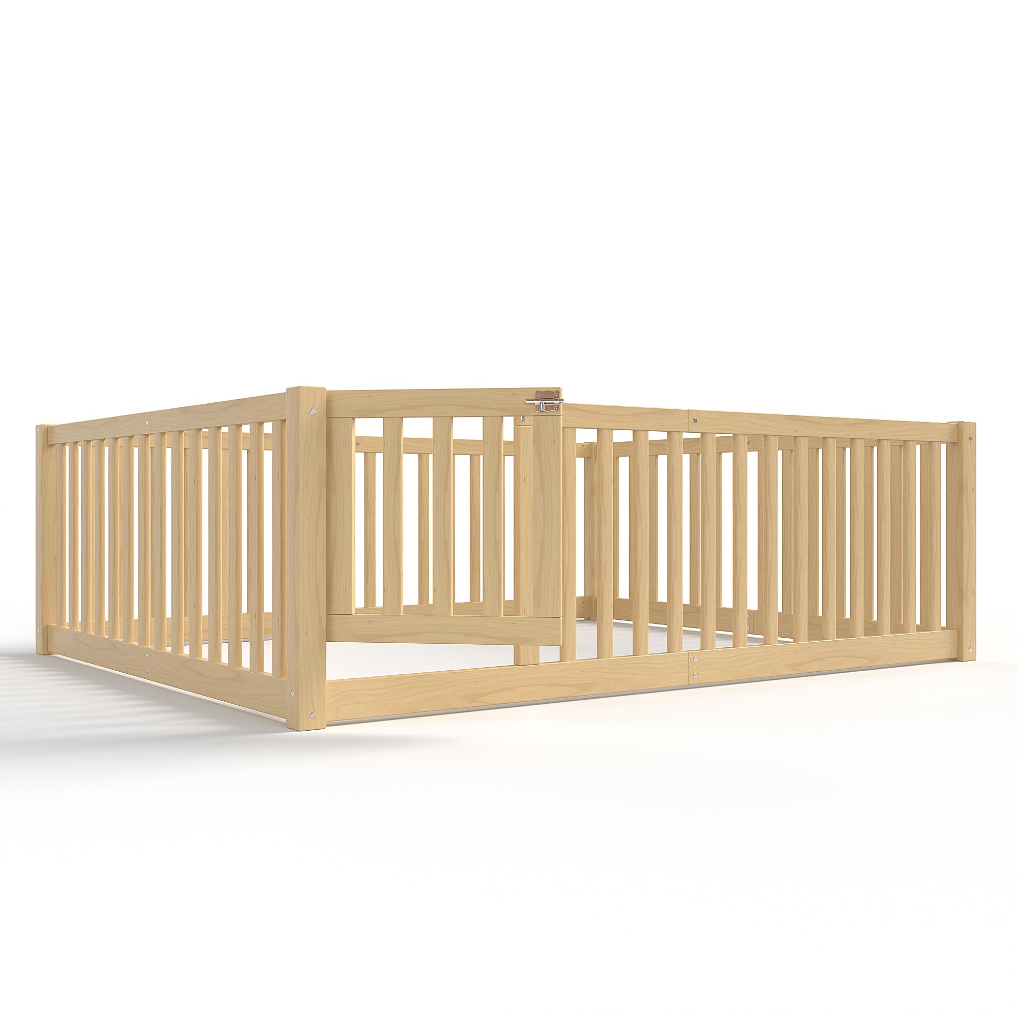 Photo 1 of Bellemave Full Size Floor Bed with Door and High Guardrail