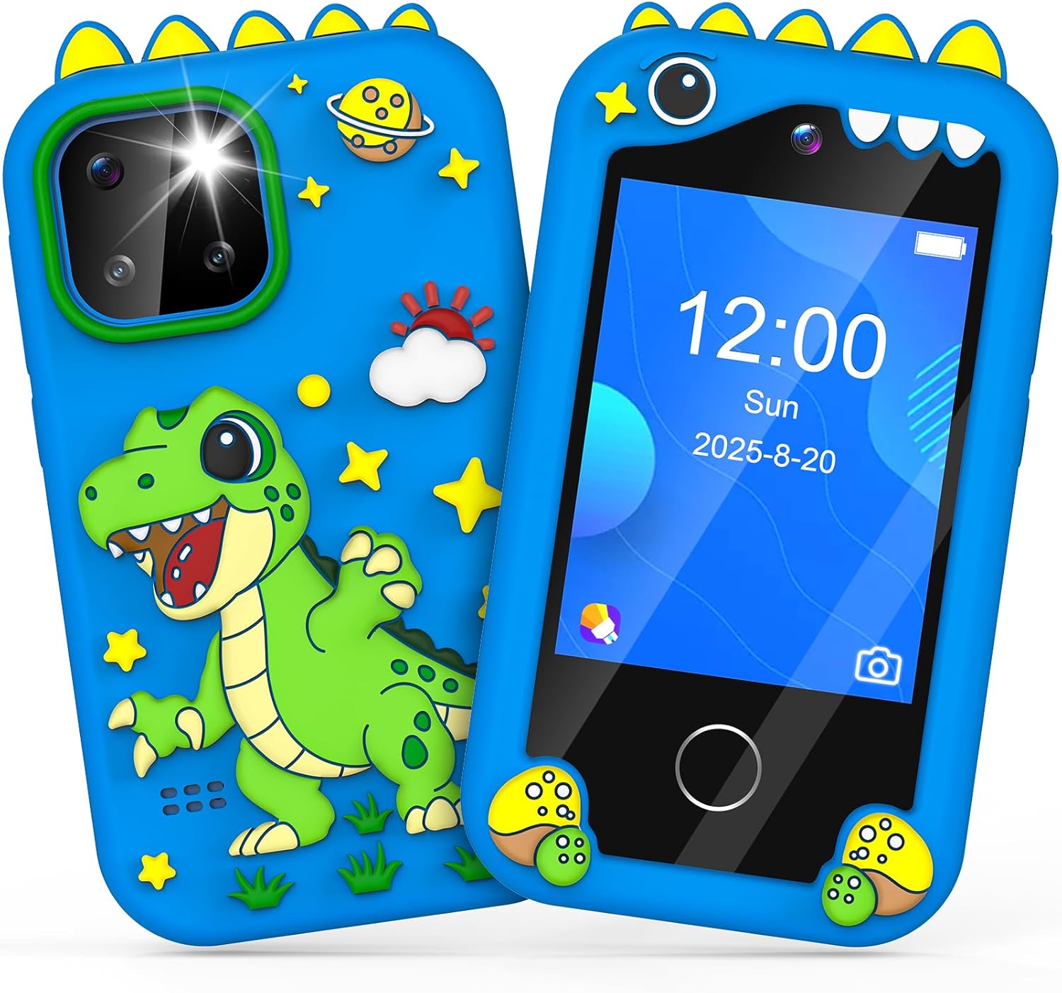 Kids Smartphone Toy for 3-8 Year Old Girls & Boys – No Internet/Calls, HD Camera, MP3 Player, Learning Games | Christmas Birthday Gift for Toddlers (Blue) Kids Smartphone Toy for 3-8 Year Old Girls & Boys – No Internet/Calls, HD Camera, MP3 Player, Learning Games | Christmas Birthday Gift for Toddlers (Blue)