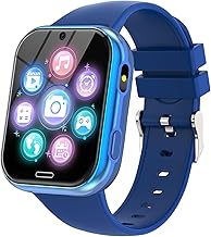 Children's Smart Watch – Smart Watch for Girls and Boys with 19 Games, Pedometer Device, Classroom Mode, Music, MP3, Alarm Clock, Audio Books, Smart Watch for Children 3-10 Years, Blue