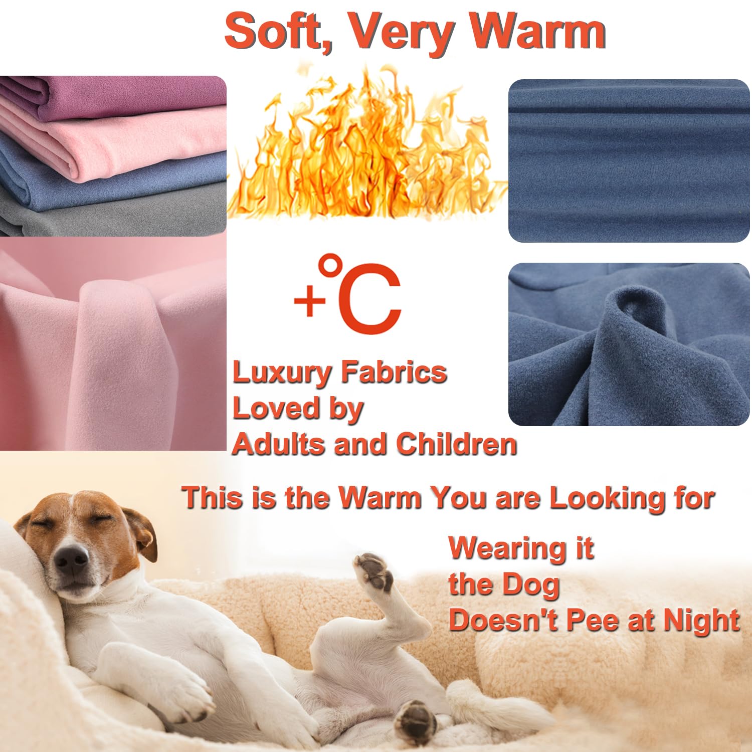 HuaLiSiJi Dog Hoodie Dog Sweatshirt Warm and Lightweight, With a Soft Texture - Image 2