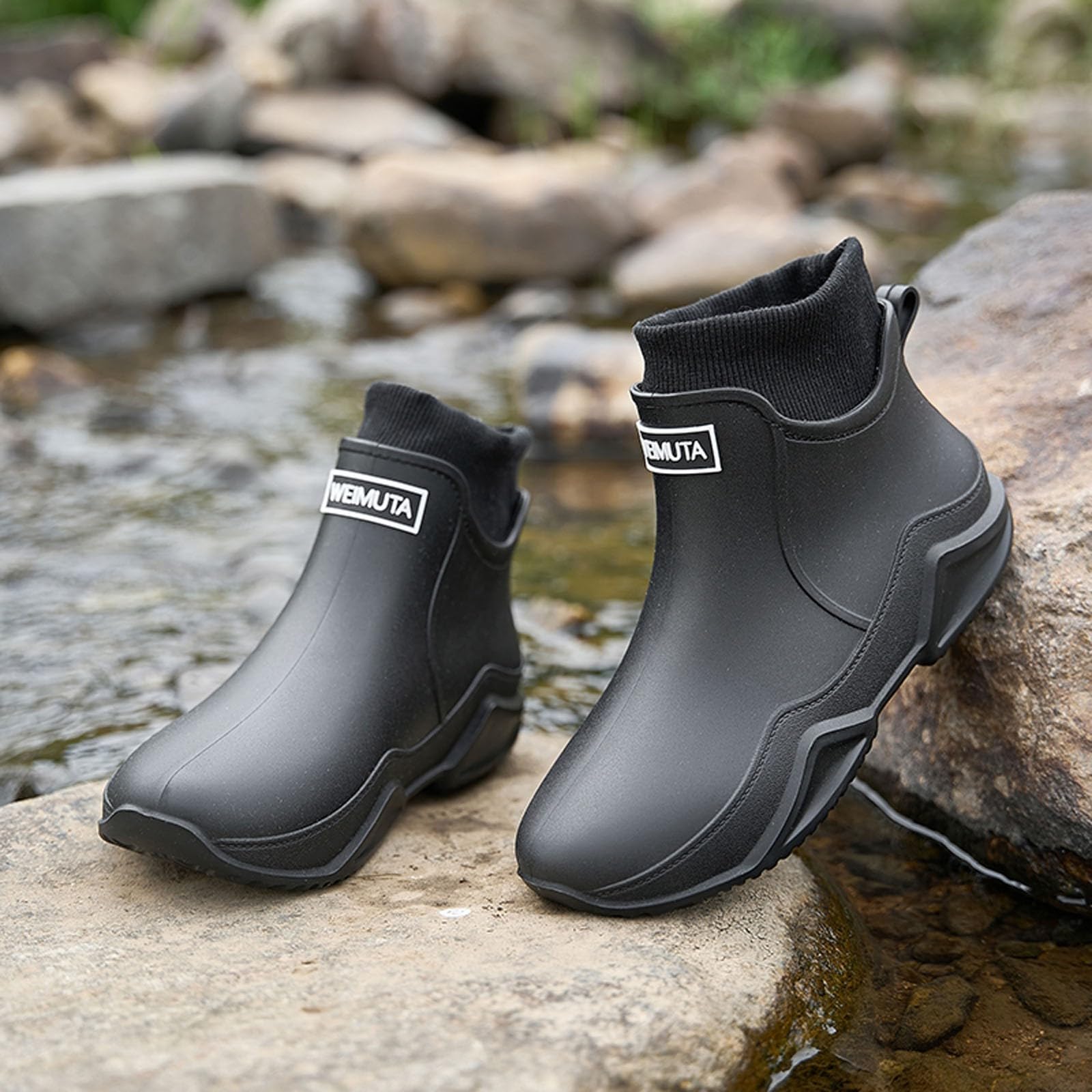 Generisch Paare Winter Einfarbig Spitze Stiefel Warme Lässige Temperament Stiefel