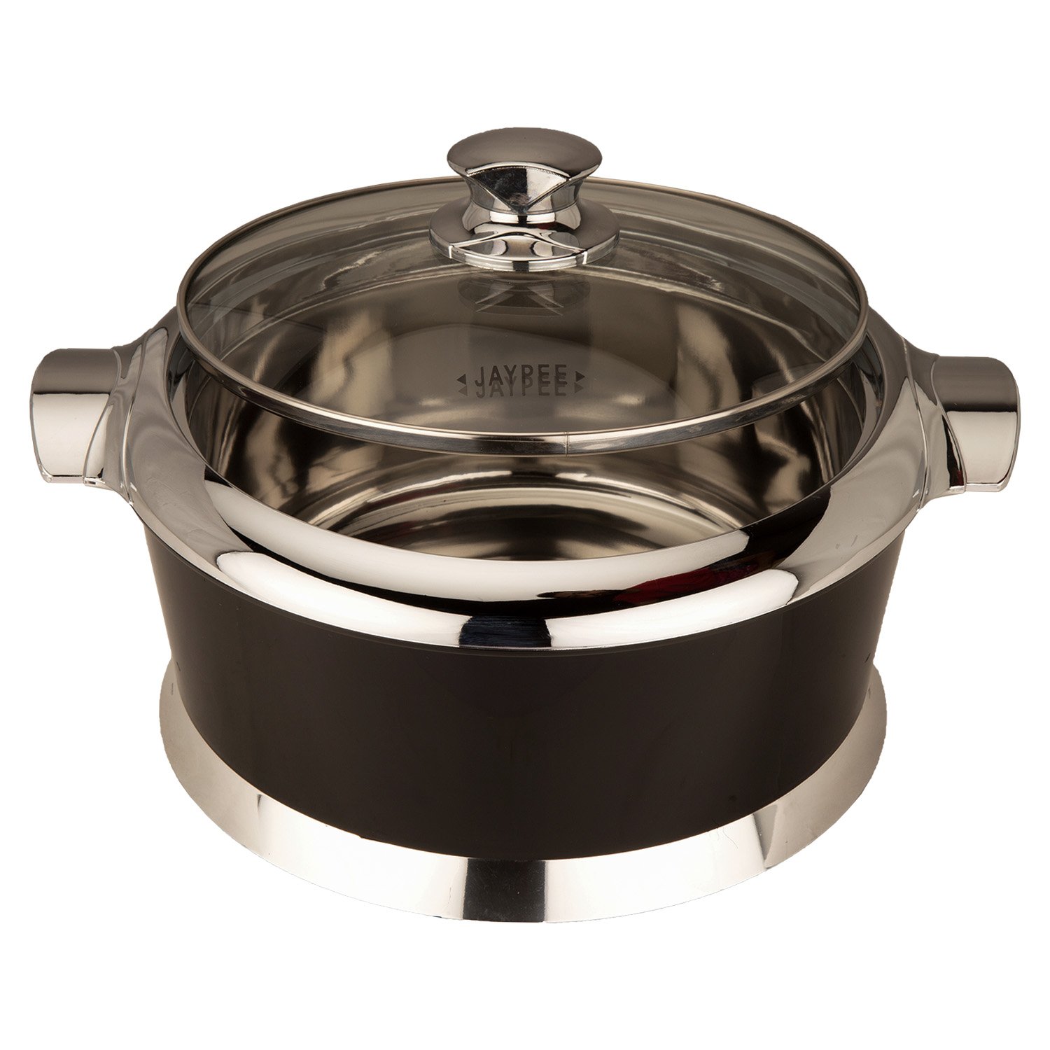 JAYPEE Plastic Modern Casserole - 2L, 1Pc, Black - Image 2 thumbnail