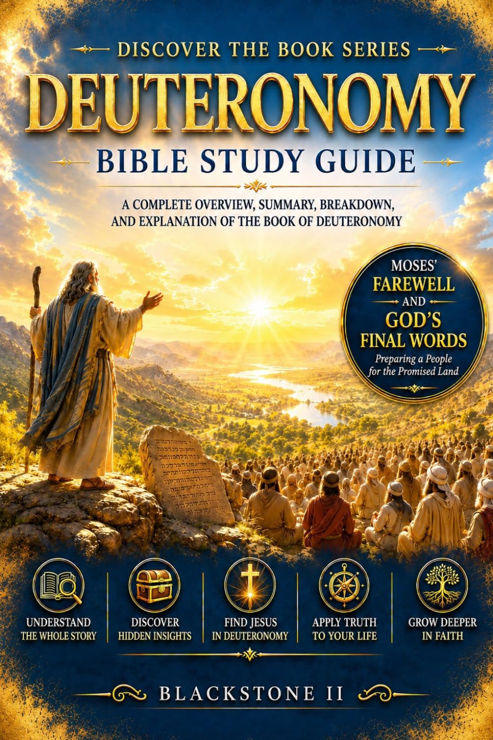 Deuteronomy Bible Study Guide: A Complete Overview, Summary, breakdown, and Explanation of The Book of Deuteronomy (Discover The Book Series)