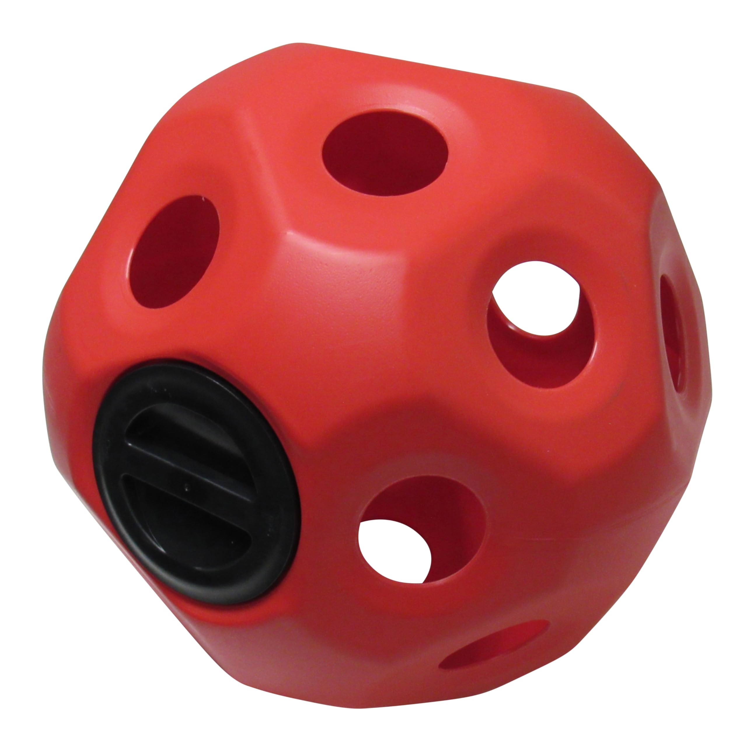 Hay Ball Horse Feeder Toy - Choice of Colours (Hanging Treat Slow Feeding Stable) (Red)