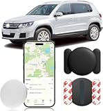 GPS Tracker for Vehicles,Real Time Car GPS Tracker Work with Apple Find My(iOS Only),No Monthly Fee Mini Hidden Car Tracker with Magnetic Case (Black,1PCS)
